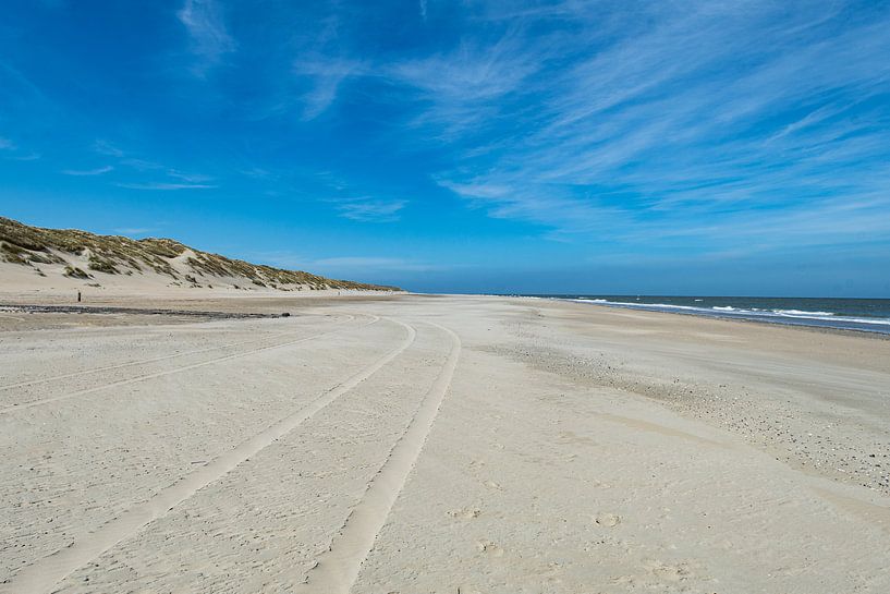 Strand van Vlieland van Dylan Bakker