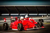 Zwei Alfa Romeo Monopostos auf der Rennstrecke von Zandvoort