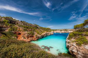 Baie de baignade sur l'île de Majorque. sur Voss Fine Art Fotografie