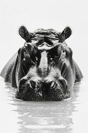 Nilpferd von Poster Art Shop