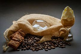 Still life with coffee and whipped cream by Humphry Jacobs