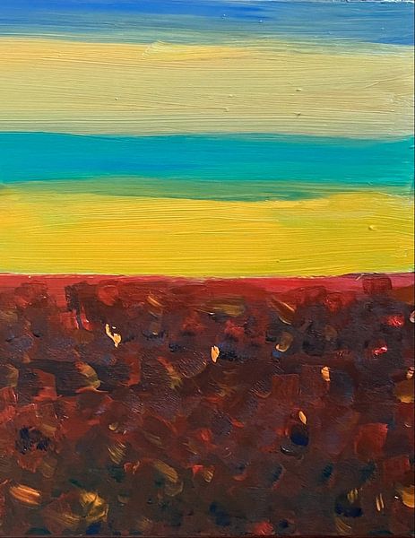 Summer Sunset Sky by Helia Tayebi Art