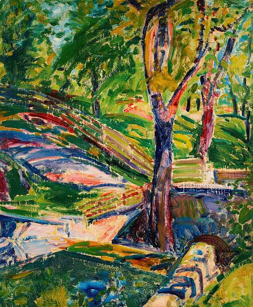 Enclosed landscape, Alfred Henry Maurer - 1915 by Het Archief