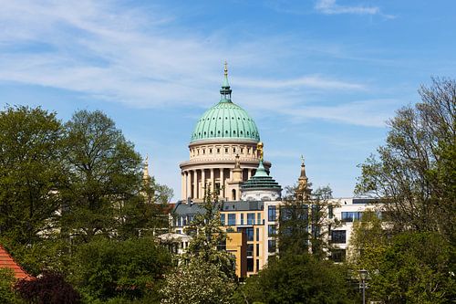 Potsdam skyline with Nikolai church