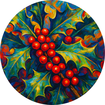 Hulst. Winterkleur – Expressieve Hulstcompositie