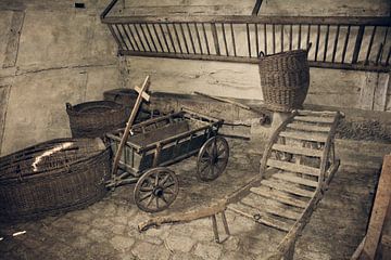 In an old barn by Claudia Evans