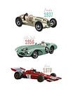 Vintage racing cars by Goed Blauw thumbnail