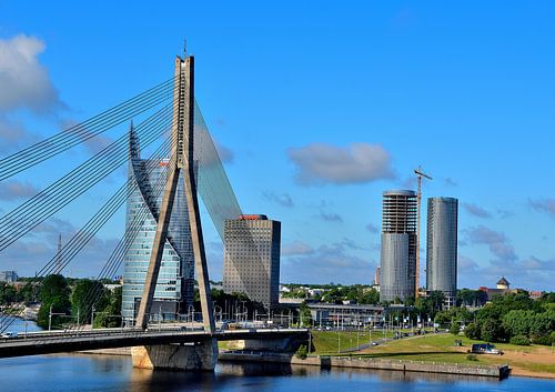 Vanšu Brug in Riga, Letland