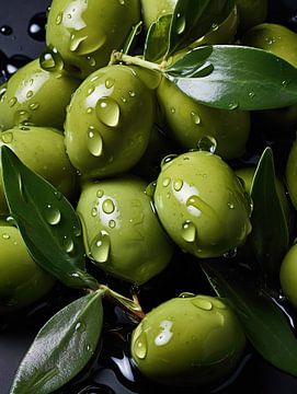 olives vertes sur PixelPrestige