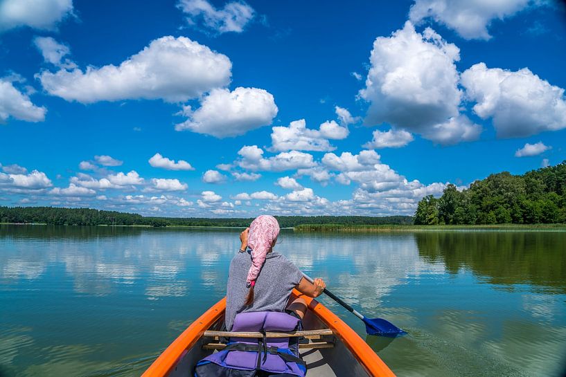 Kanoën in Mazurië van Peter Schickert