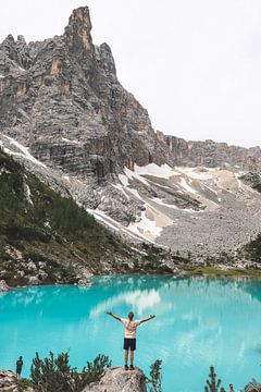 Italy: Lago di Sorapis in the Dolomites by Be More Outdoor
