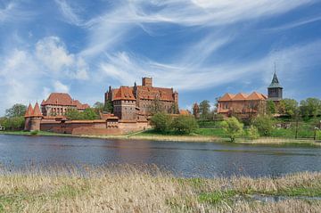 het kasteel van de Duitse Orde in Malbork, Pommeren, Polen