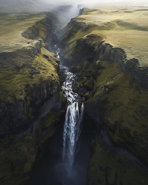 Island von oben von fernlichtsicht