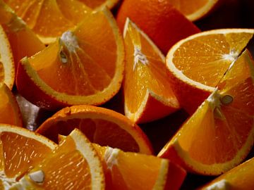 Sinaasappel partjes van Judith van Wijk