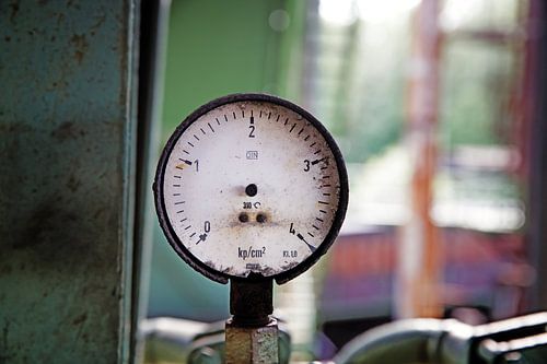 Gebroken drukmeter