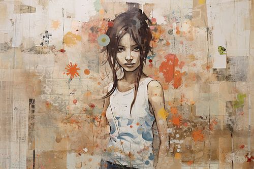 Nora | Portrait Gemischte Medien