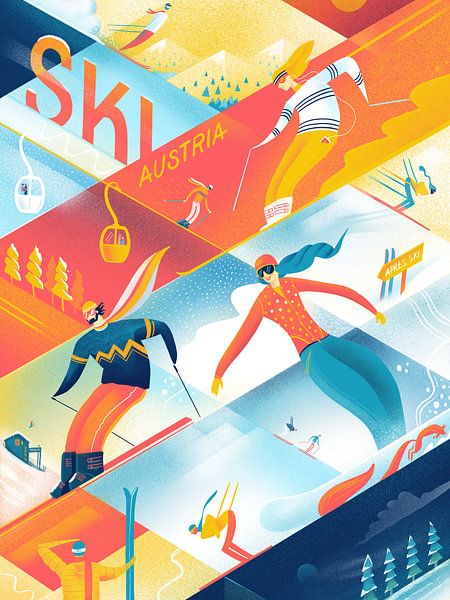 Ski the Lines by Mark Harrison