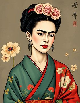 Frida Japanse kunst 5 van MIROKKU