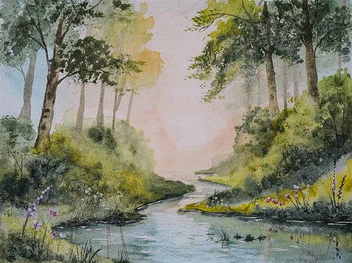 Aquarel part 332 van Tania Perneel