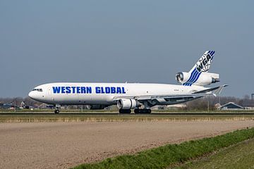 Een McDonnell Douglas MD-11 van Western Global.