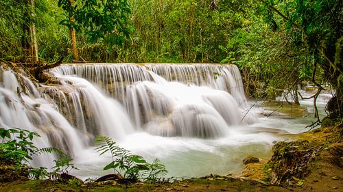 At the roaring waterfall