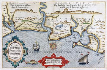 Die Küste Andalusiens, 1586
