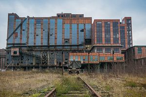 Waggon in einer verlassenen Fabrik