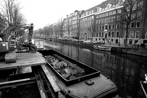 kraan aan de gracht