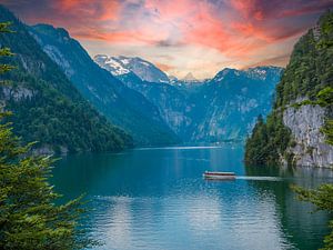 Blick über den Königssee bei Schönau in Berchtesgaden von Animaflora PicsStock