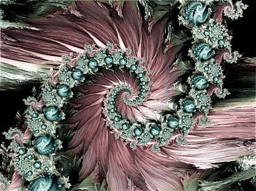 Bloemen Tuinspiralen 2 van Andree Jakobson