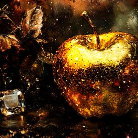 Gouden appel met luxe details van Imperial Art House