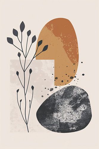 Abstract Kunst: Plant en Vormen