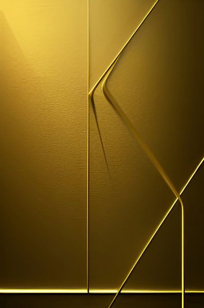 abstract gold by Karin van Bylevelt