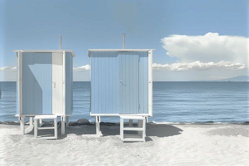 Bathing by the sea in my kitchen