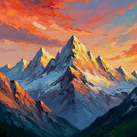 Weiche Bergschichten von Evelin