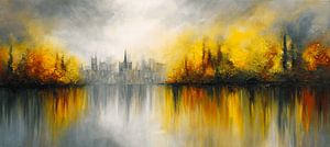 Goldene Stadt am Spiegelsee