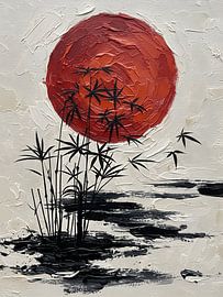 Lune rouge sur HUGO