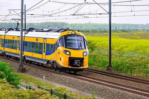 ICNG Intercity Nieuwe Generatie train of the NS Nederlandse Spoo by Sjoerd van der Wal Photography