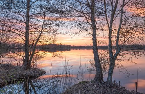 Calm water during sunset