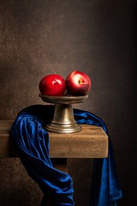 Stilleven met nectarines