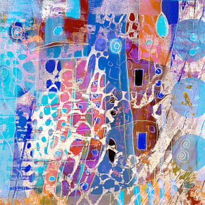 Nachtwunder 1 in Blau und Pink
