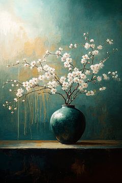 Stilleven, Turquoise Stilte no.9 van Studio BB