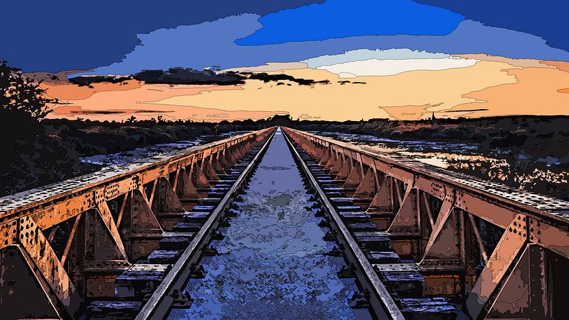 Moerputten Brug / Art par Maurice Meerten