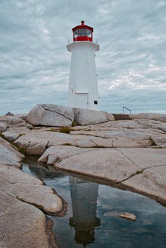 Peggy's Cove Leuchtturm Reflexion