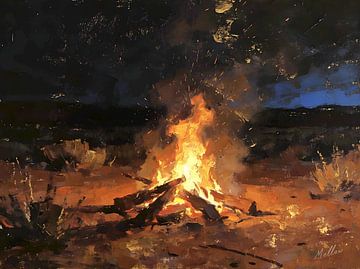 Là où le feu brille encore sur Mellow Art