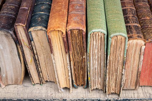 Some old worn-out books