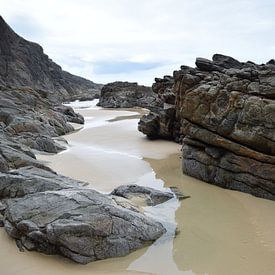 Beachrocks Fraser Island von Britt Lamers