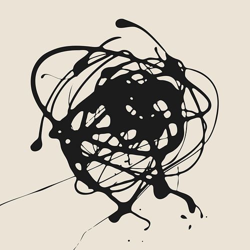 Inspired by Jackson Pollock by Harry Hadders Design