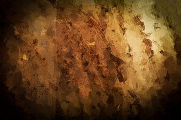 Painting gold abstract