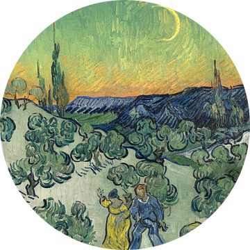 Een wandeling in de schemering, Vincent van Gogh